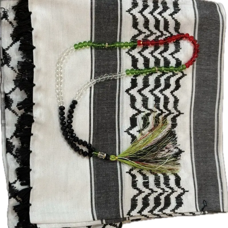 Palestine Colours Tasbee Prayer Beads 1