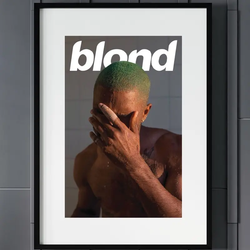 Frank Ocean Blond Wall Art Poster Print Photo A3 size Room Decor Glossy Artwork Decoration Artistic etsy  prints 2