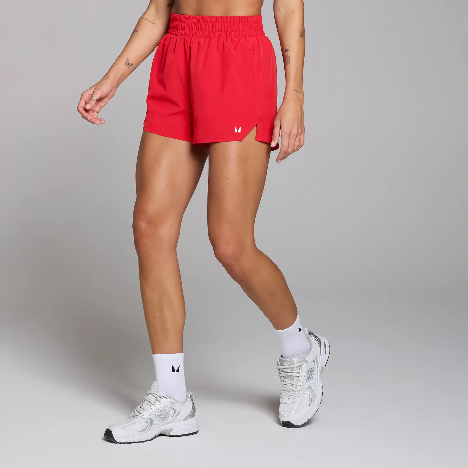 MP Women's Active Woven Pocket Shorts - Crimson