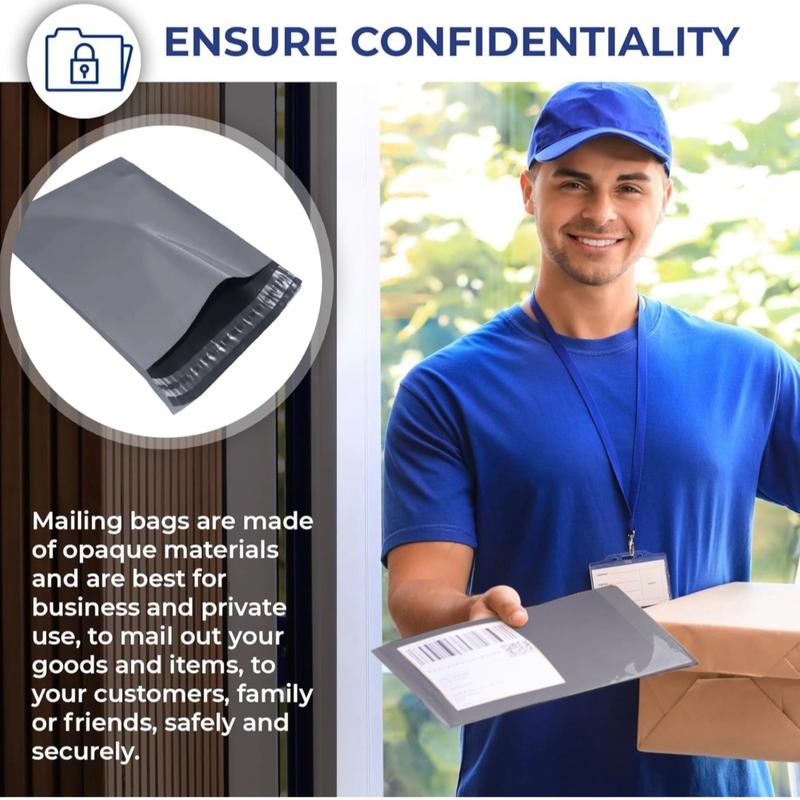 Grey mailing bags 100 variety of sizes available self seal strong shipping bags envelopes for all products 3