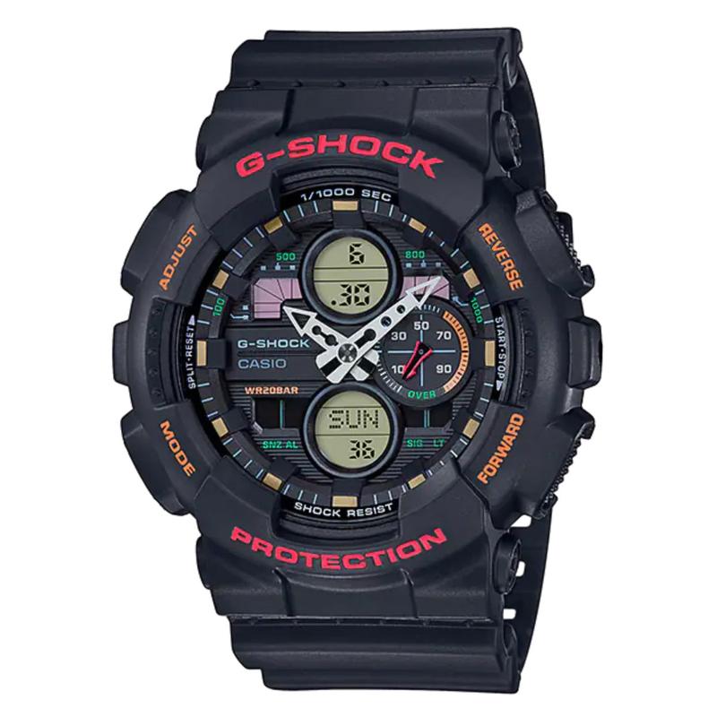 Casio G-Shock Watch Men's 90's Stereo Black GA-140-1A4DR 0