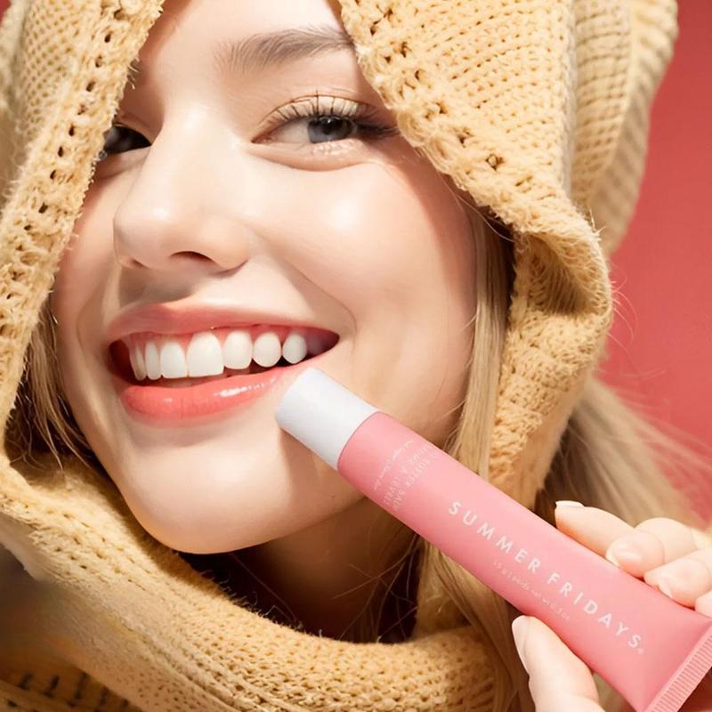 Product Introduction of Summer Fridays Vanilla Beige Lip Balm Mini Lip Gloss Set Moisturizing Transparent Smooth Soft Tube Mirror Lipstick Makeup Set Moisturizer Cosmetic 13