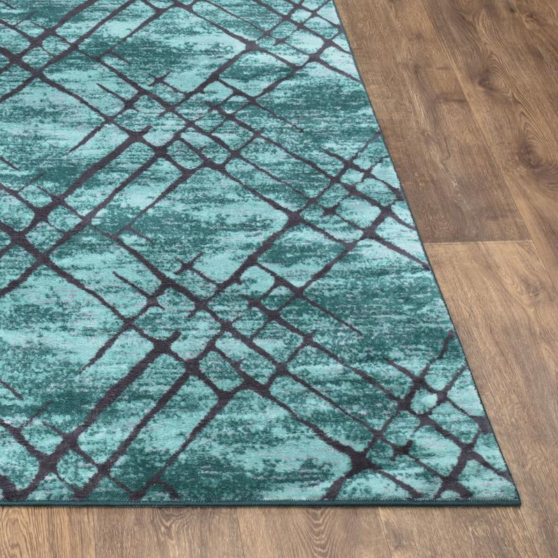 Modern Non Slip Abstract Design Area Rugs for Living Room Bedroom Hallway Runner Mats & Rugs 8