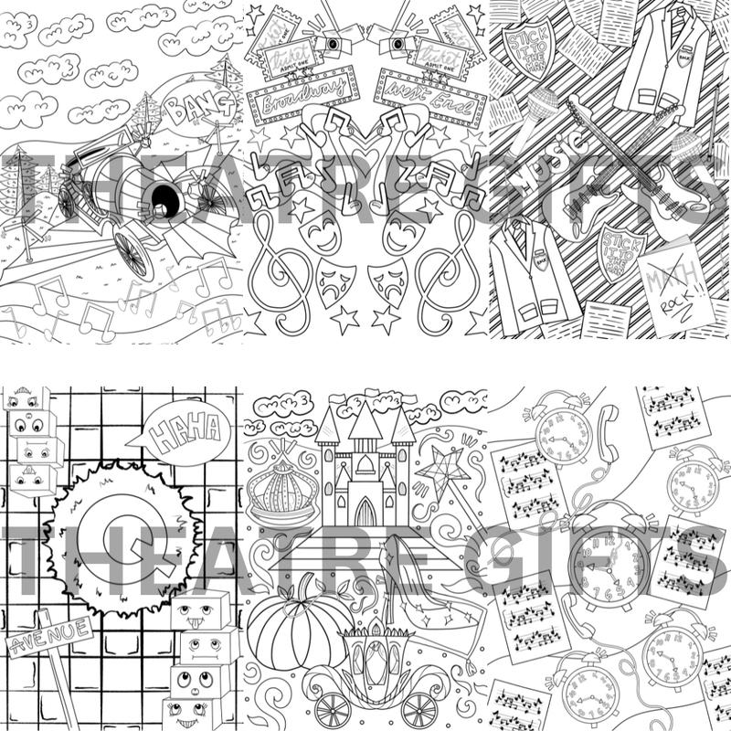 Musical Theatre Colouring Book Volume 2 2