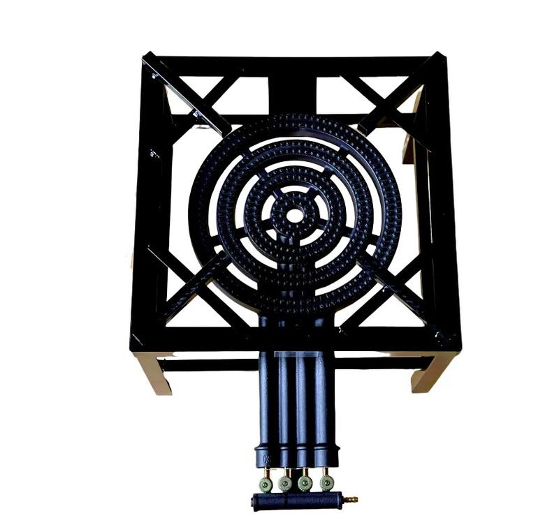 RDK Heavy Duty Commerical Cooking 4 Key Boiling Ring Burner Cast Iron Lpg Gas Catering Stove 20.8KW 1