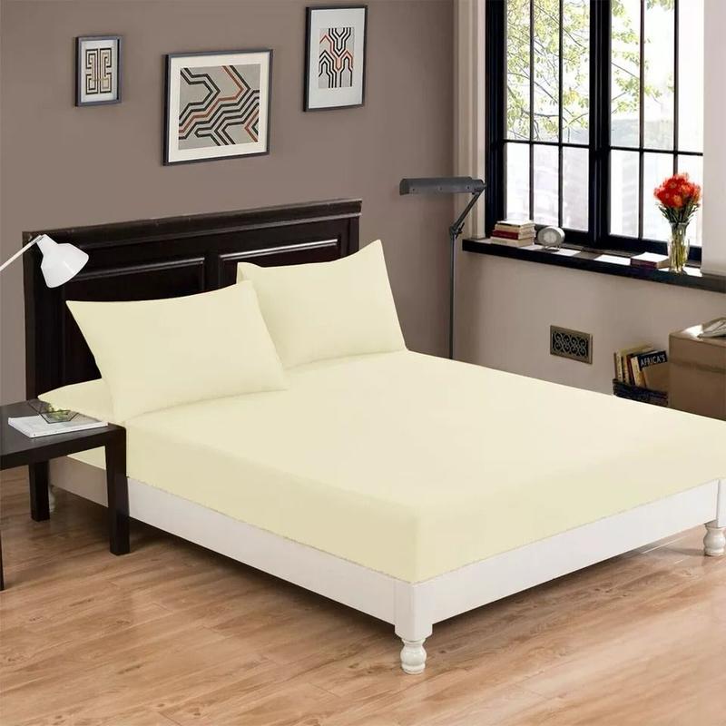 Luxury 25cm Extra Deep Hotel-Quality Microfiber Fitted Sheet – Soft, Breathable & Wrinkle-Free Bed Sheet – Multiple Colors & All Sizes 2