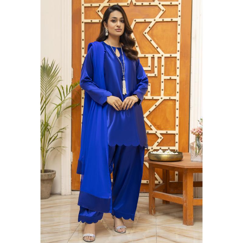 Sneha Ready to Wear 3 Pcs Silk Dress 6