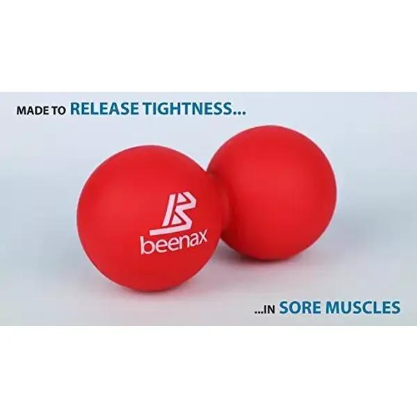Massage Ball - Double Lacrosse Ball - Perfect for Trigger Point T, Yoga - Designed to Relieve Stress and Relax Tight Muscles 2