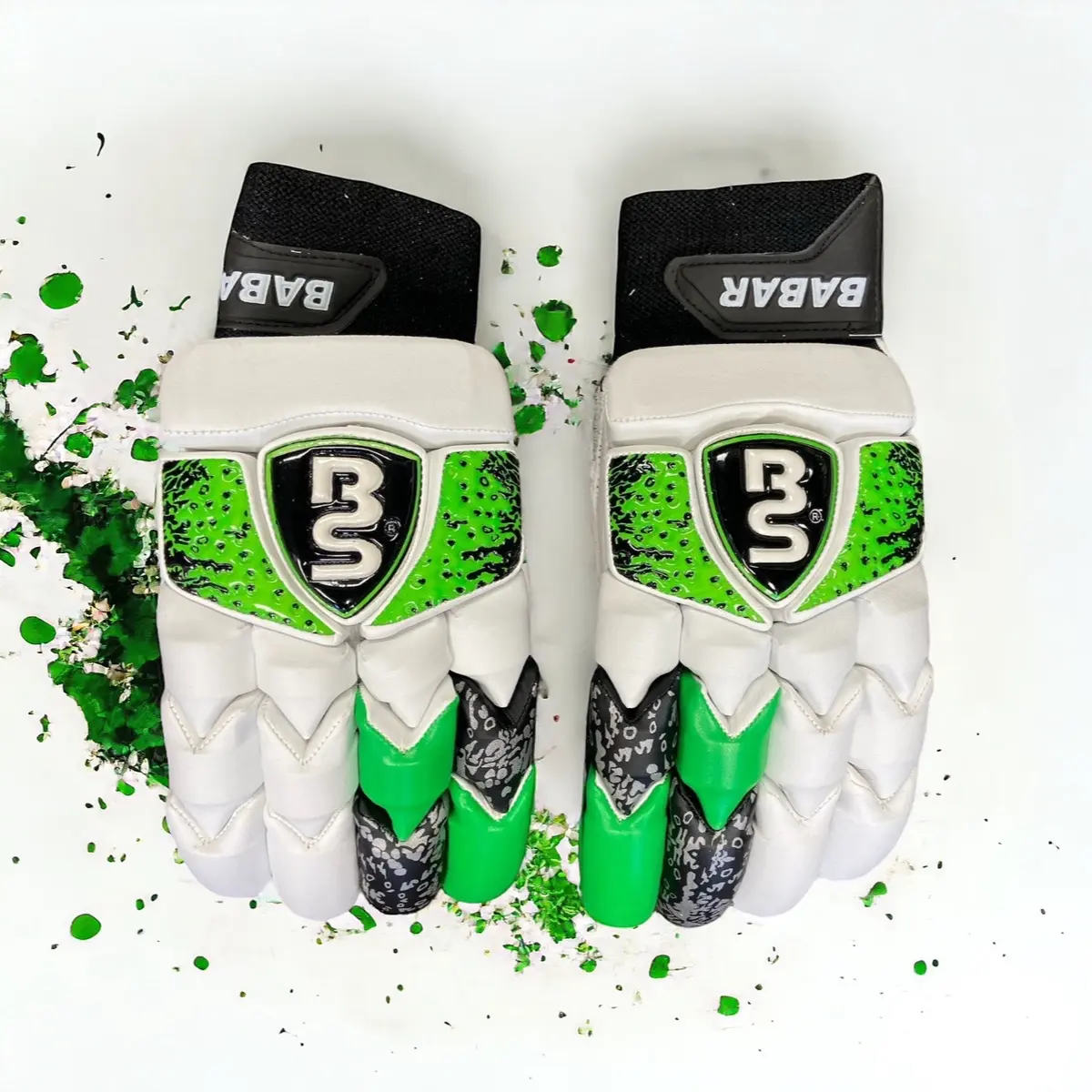 BS Babar Cricket Batting Gloves