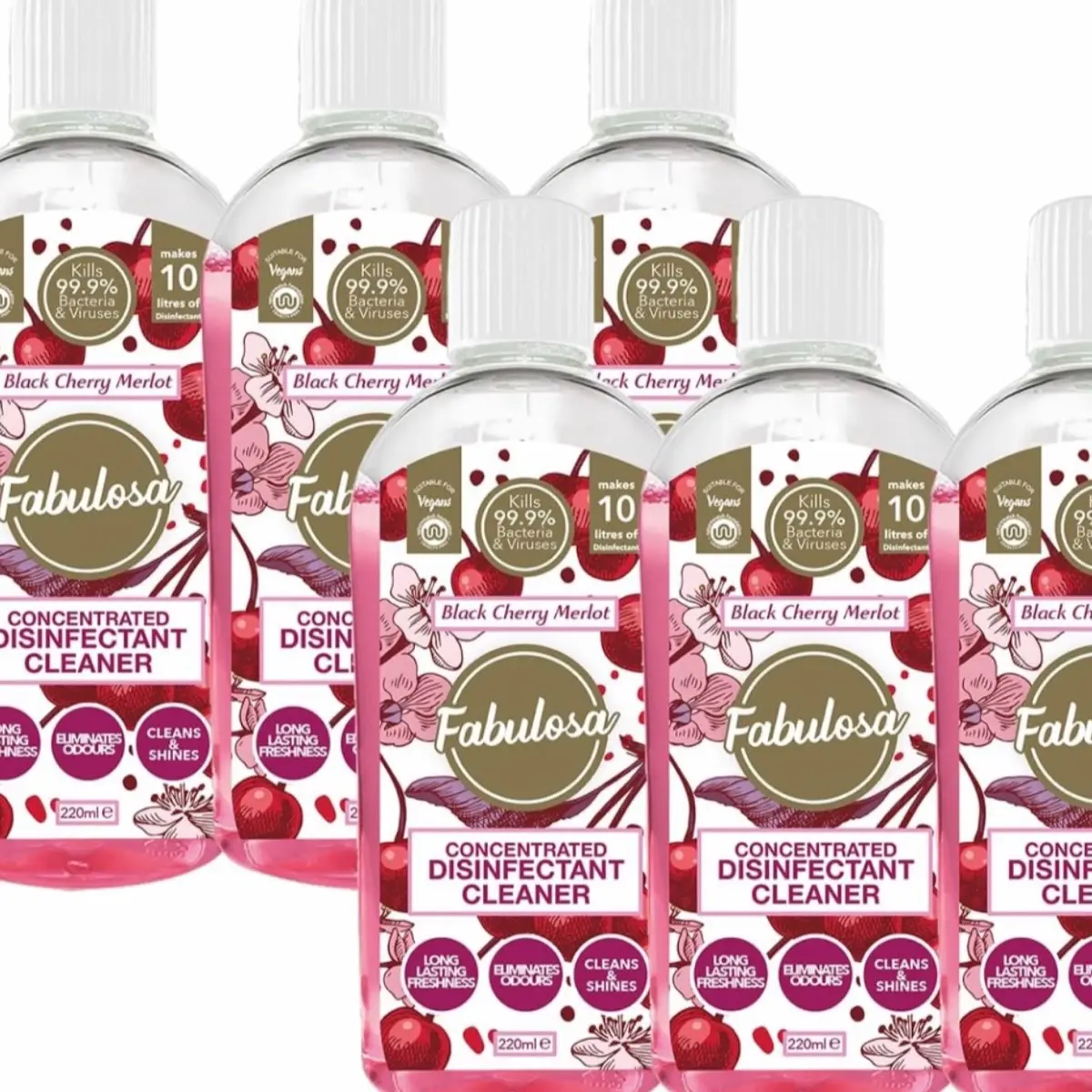 Fabulosa 4 in 1 concentrated antibacterial disinfectant