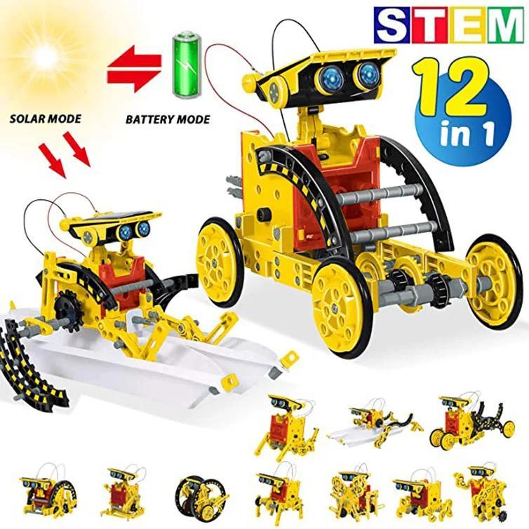 Product Introduction of 12 in 1 Science Experiment Solar Robot Toy DIY Building Powered Learning Tool Education Robots Technological Gadgets Kit for Kid 24