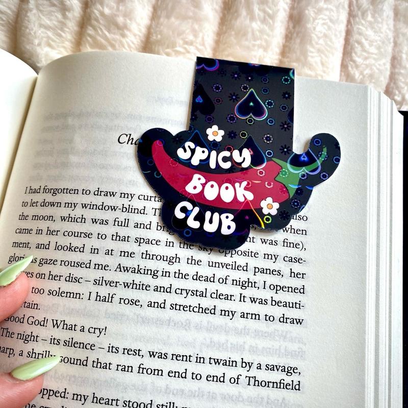 Sizzling Reads: ‘Spicy Book Club’ Magnetic Bookmark 1