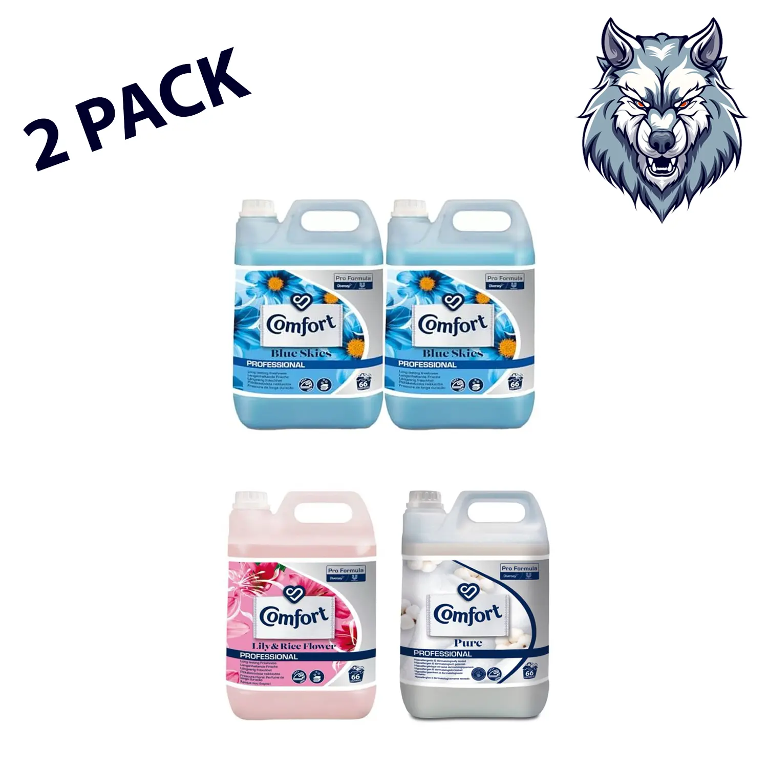 Comfort Professional Formula Fabric Softener 2 x 5L