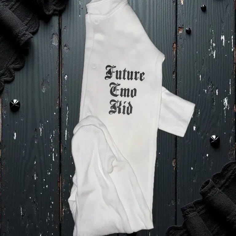 Future Emo Kid Sleepsuit Baby Unisex Boy Girl