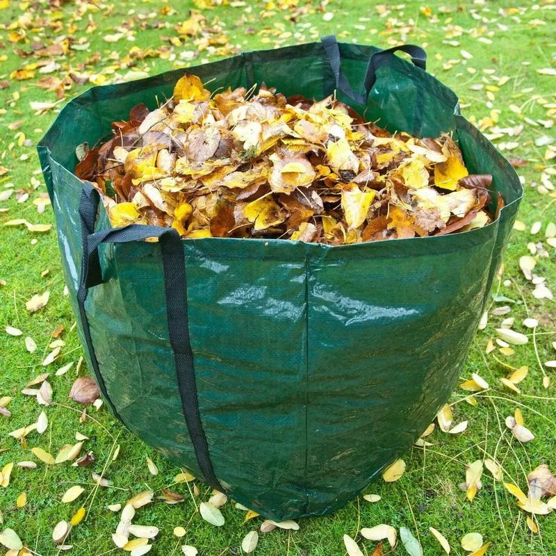 Essentials2Publik REUSABLE HEAVY DUTY GARDEN BAG WASTE RUBBISH GRASS SACK WATERPROOF LARGE 2 PCS 8