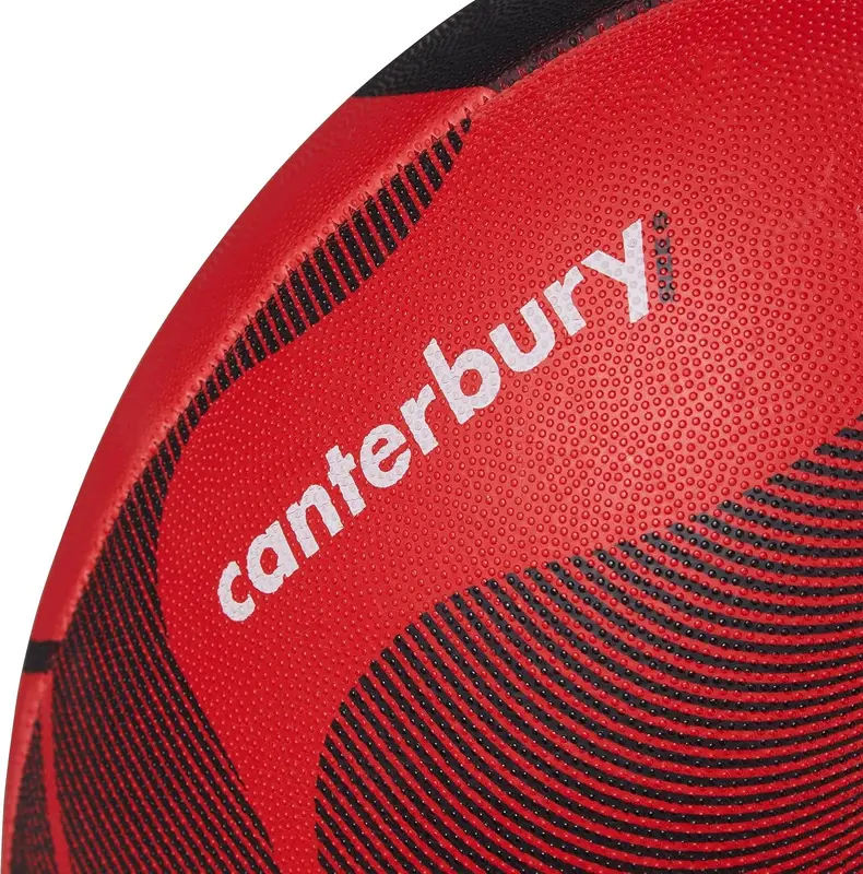 Thrillseeker Play Rugby Ball, Black/Red, 3 3