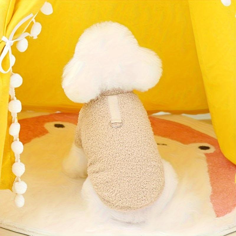 Product Introduction of Ultra-Soft Fleece Dog Sweater - Warm, Cozy, and Machine Washable Winter Pet Apparel for Small Breeds, Perfect for Cold Weather, Outdoor Activities, and Casual Attire 6