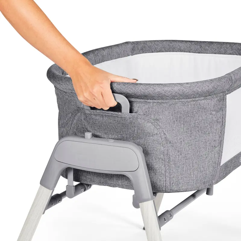 Ickle Bubba Drift Gliding Crib - Ash Grey 4
