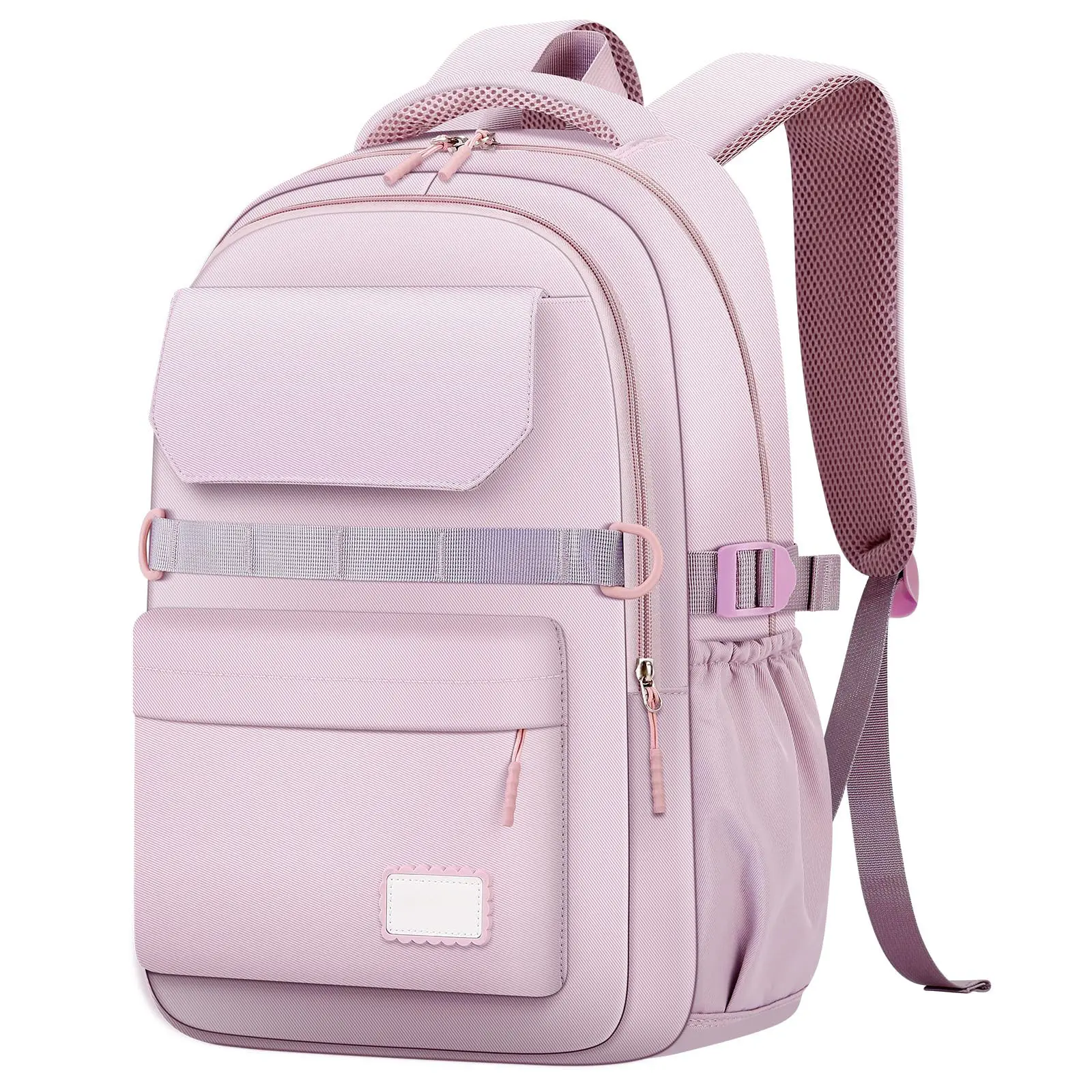 Purple Water Resistant Large Capacity  School Backpack for Teens Girls  Lightweight College Laptop Casual Travel Bookbag
