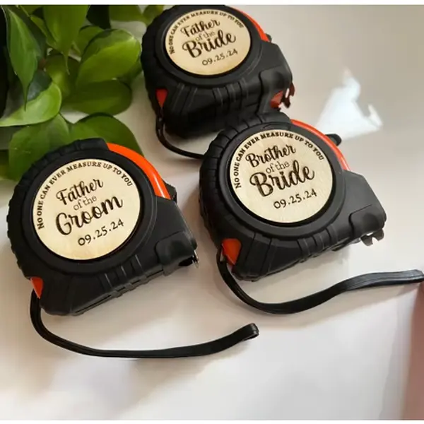 Custom Measurement tape for Father, Brother of the Bride and Groom