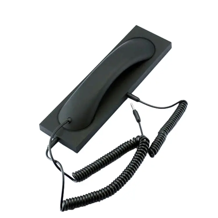 3.5mm Universal Office Mobile Phone Retro External Headset Mobile Phone Handset, 3.5mm Wired Black, 3.5mm Wired White 1