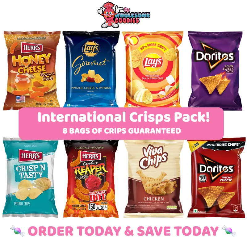 International Crisps Pack (8 Crisps Included) 1