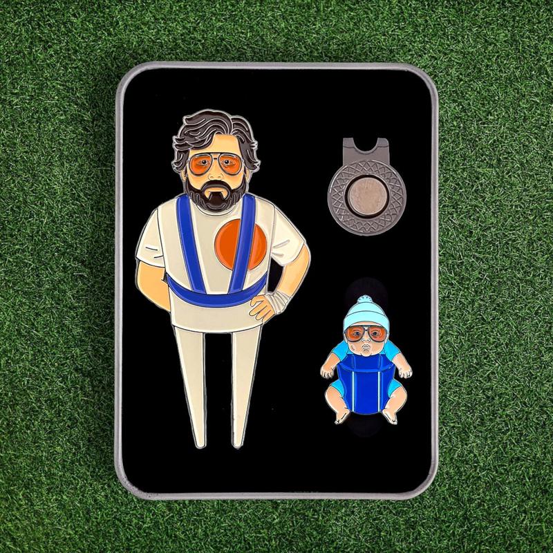 Divot/Pitch Repair Tool and Ball Marker Set - Alan & Baby Carlos 4
