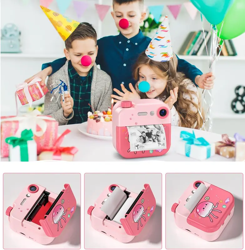 【UK SELLER Delivered with in 48H】Thermal Paper Roll, 5 Rolls Camera Print Paper Non-Adhesive Camera Printer Paper Mini Creator Camera Refill Paper Roll Bill Receipt Printing Paper Rolls for Kids Instant Print Camera 57mm*30mm 2