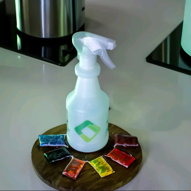 GreenQube Home Cleaning Refill Pack of 6 - Colorful Cleaners for Sparkling Results - Waste Free 1