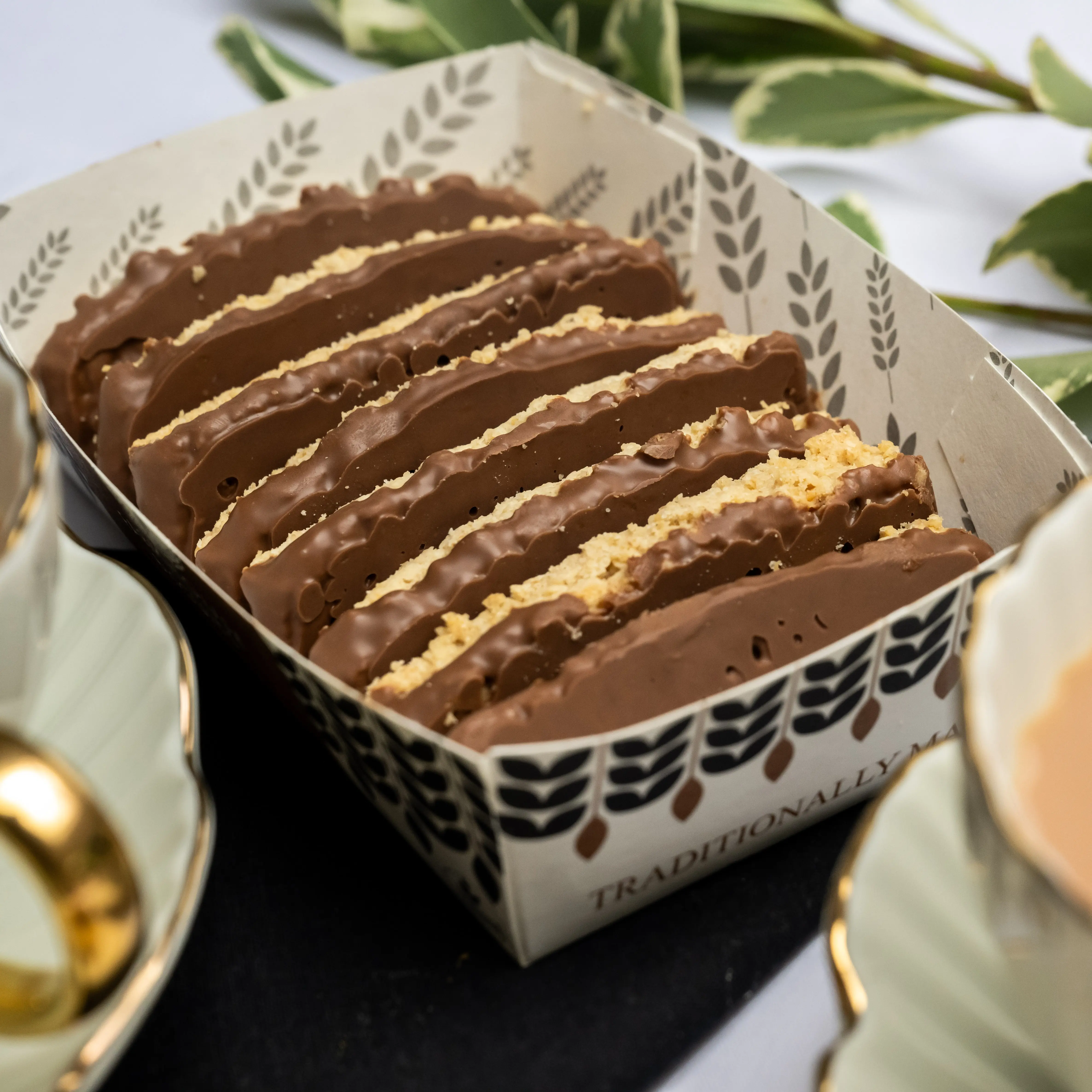 Milk Chocolate Oat Flip Biscuits