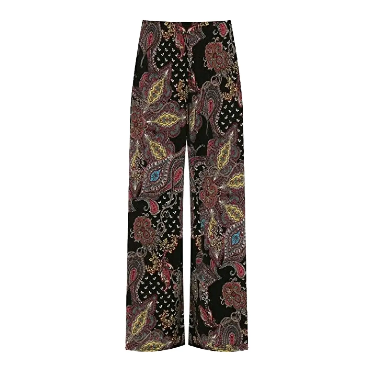 Womens Ladies Floral Print Palazzo Trousers Summer Wide Leg Pants Plus Sizes