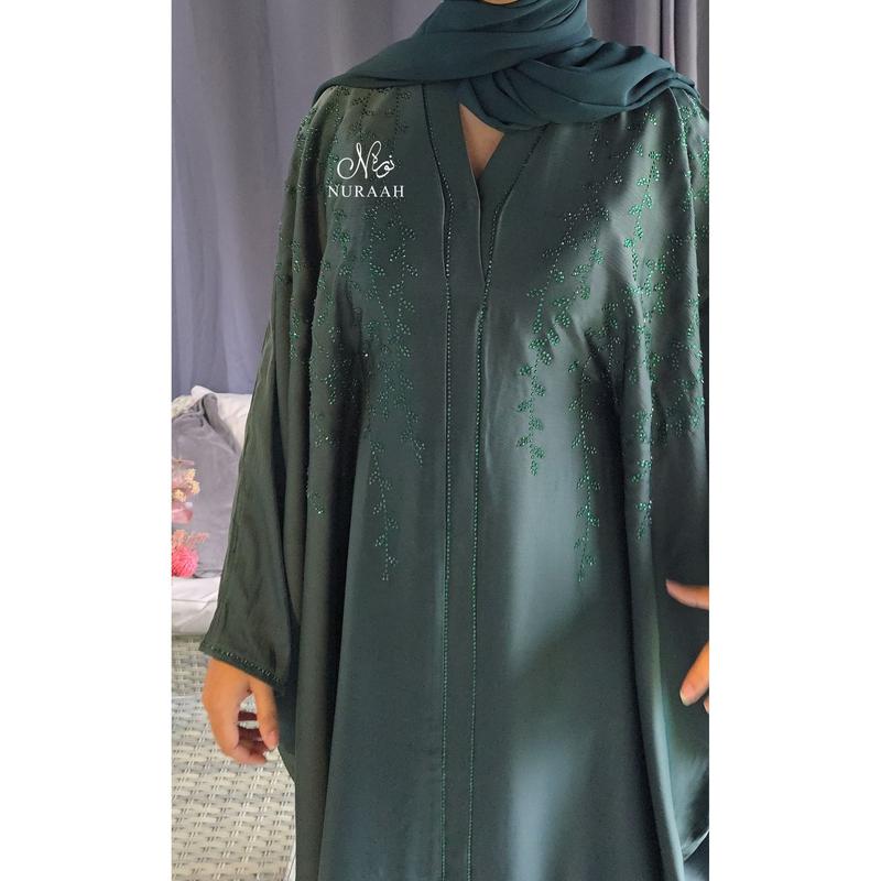 (NURAAH) AMAYA BUTTERFLY ABAYA (with scarf and inner belts) women 4