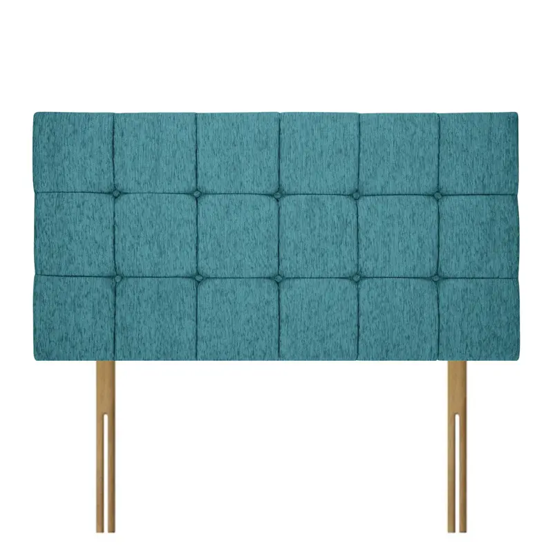 Chenille Fabric Cubic Divan Headboard Bed Head Upholstery Fabrics Headboard Headboards Upholstered Beds 20" Small Double King Super king size. 0