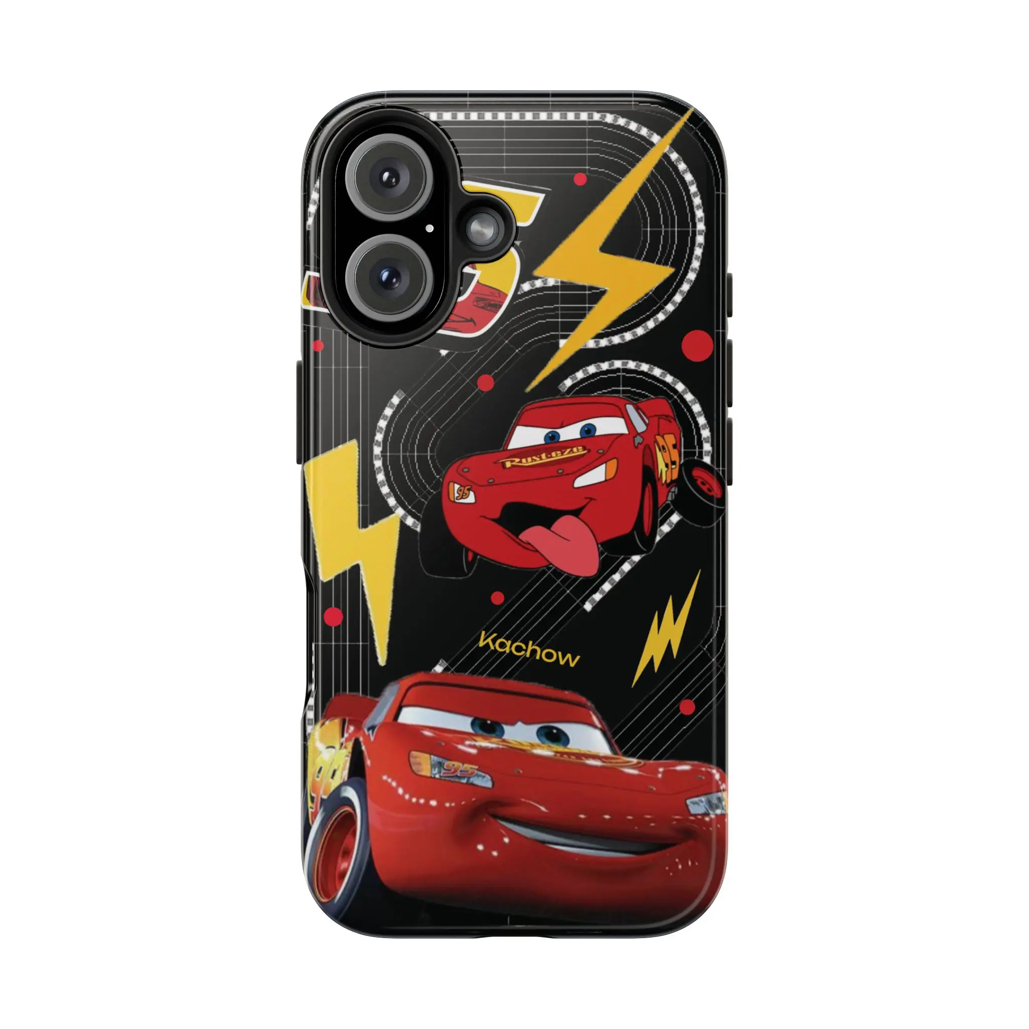 Lightning McQueen 95 Tough Phone Case for iPhone 16 15 14 13 12 11 8 7 Pro Max Plus X XS XR