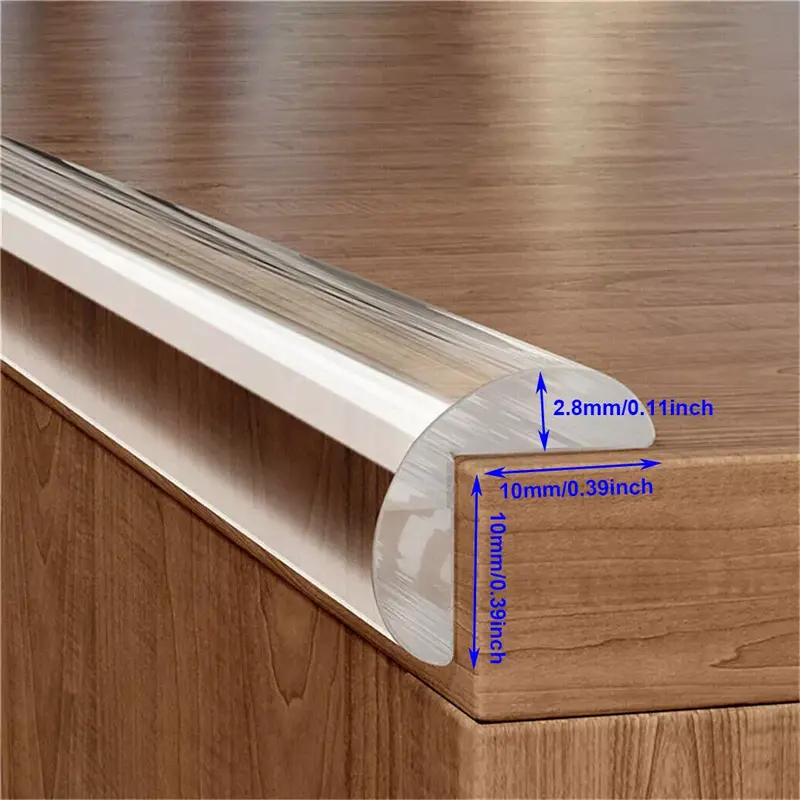 5M Silicone Edge Protector Kid Safety Corner Strip Pre-Tape Furniture Anti-sharp 5