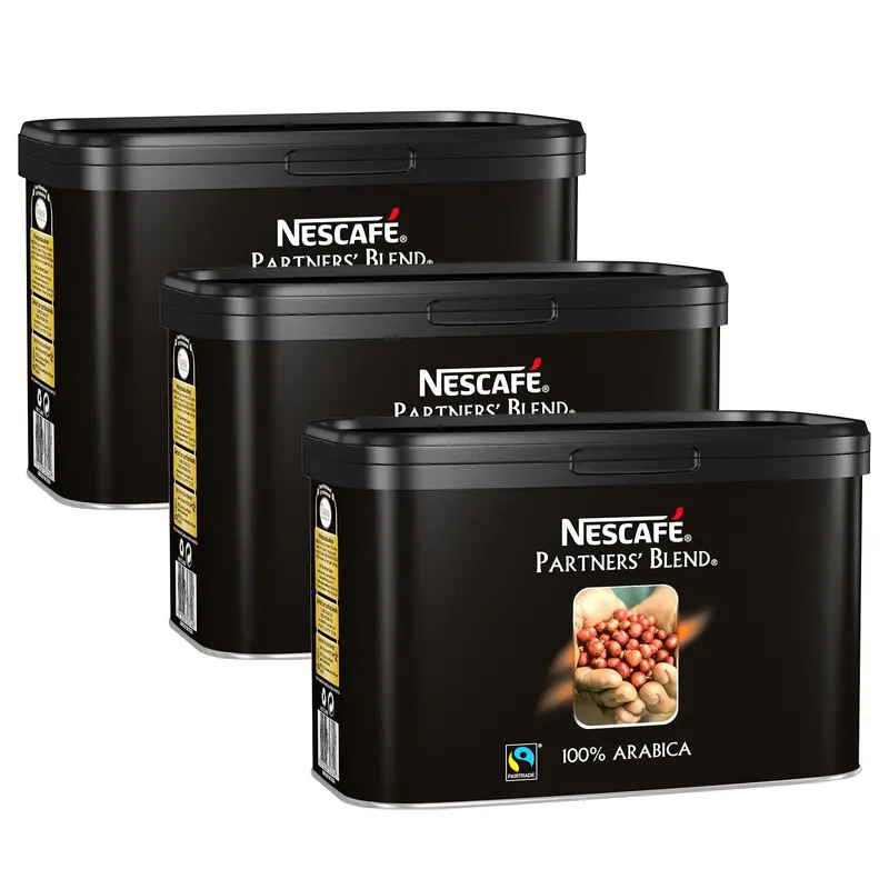 NESCAFE Partners' Blend Instant Coffee 500g Tin, 3 Pack 3
