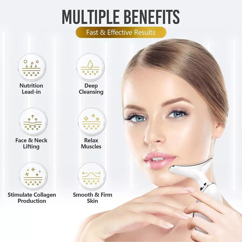 7 in 1 Red Light Therapy Anti Aging Face Neck Massager Electric Face Lift Device for Facial Comfort skincare machine beauty 6