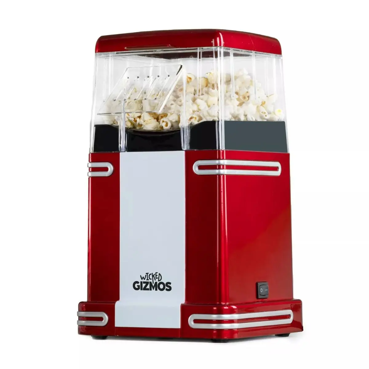 Popcorn Maker Machine Retro Hot Air Popper with 6 Boxes Healthy Snack Fat-Free, Quick-Pop Popcorn Maker - Easy, Healthy Snacks in 4 Colors, Perfect for Home & Parties.