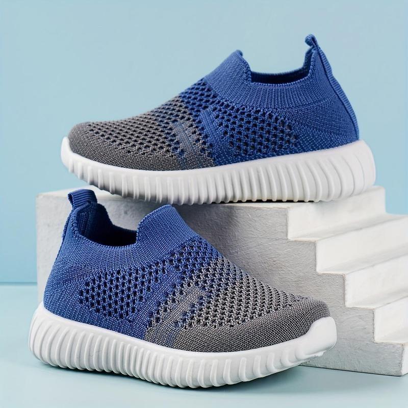 Boys Girls Color Block Sock Shoes, Breathable Lightweight Sneakers, Spring And Summer 8