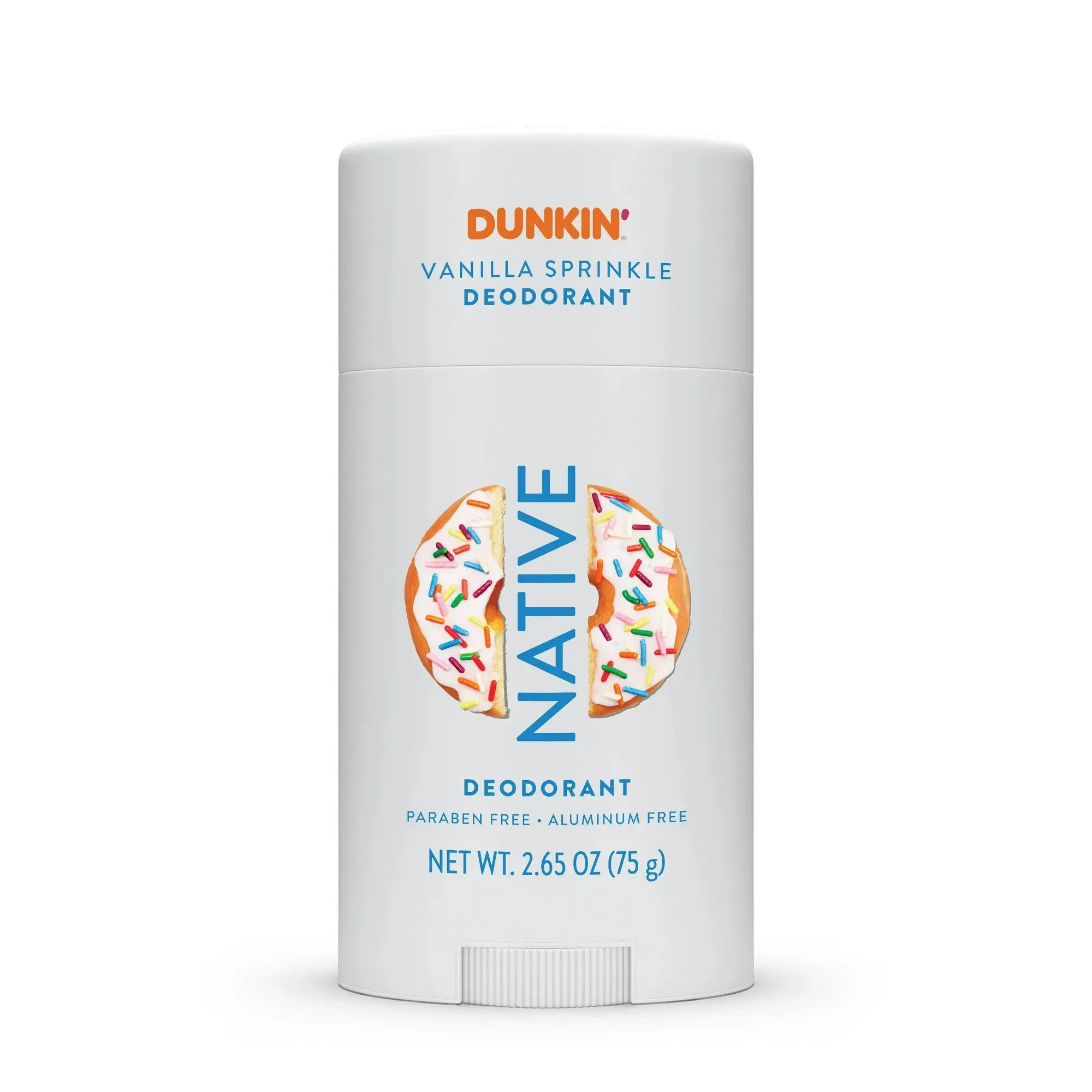 Native Dunkin’ Deodorant, Aluminum Free, Vanilla Sprinkle, 2.65 oz