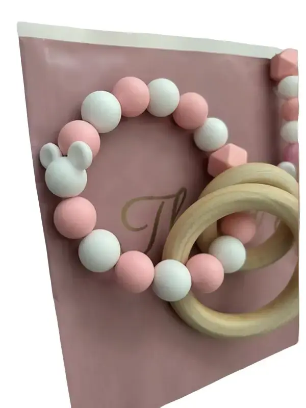 Baby Dummy Clip and Teething Ring Bundle - Perfect for Soothing Your Little One 0