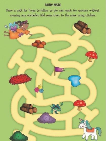 Youngland My Fun Sticker Activity Books – Pack of 4 – Pirates, Monsters , Unicorn & Princess 8