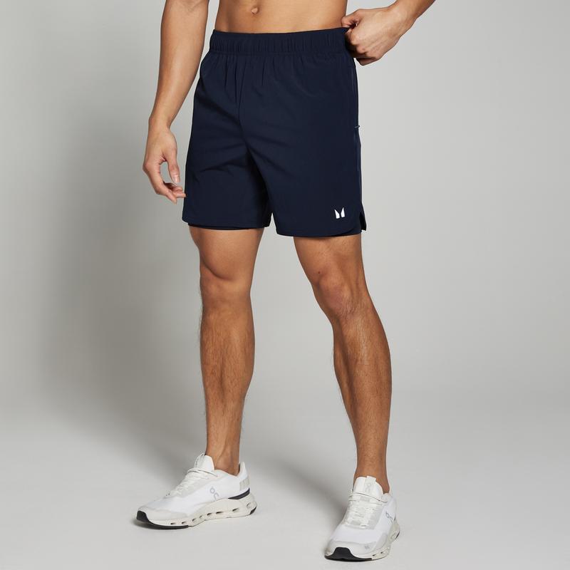 MP Men's 2-in-1 Training 7" Shorts - Navy 3