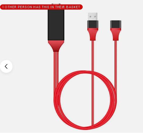 1080P MHL USB to HDMI Cable Phone to TV HDTV Adapter for iPhone/Android/Samsung - Home Theater Accessories Device Male Plug 4