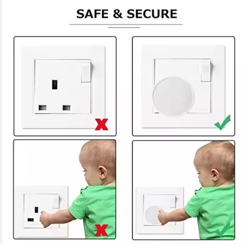 24 Pack Child Baby Plug Socket Covers for UK Sockets 3