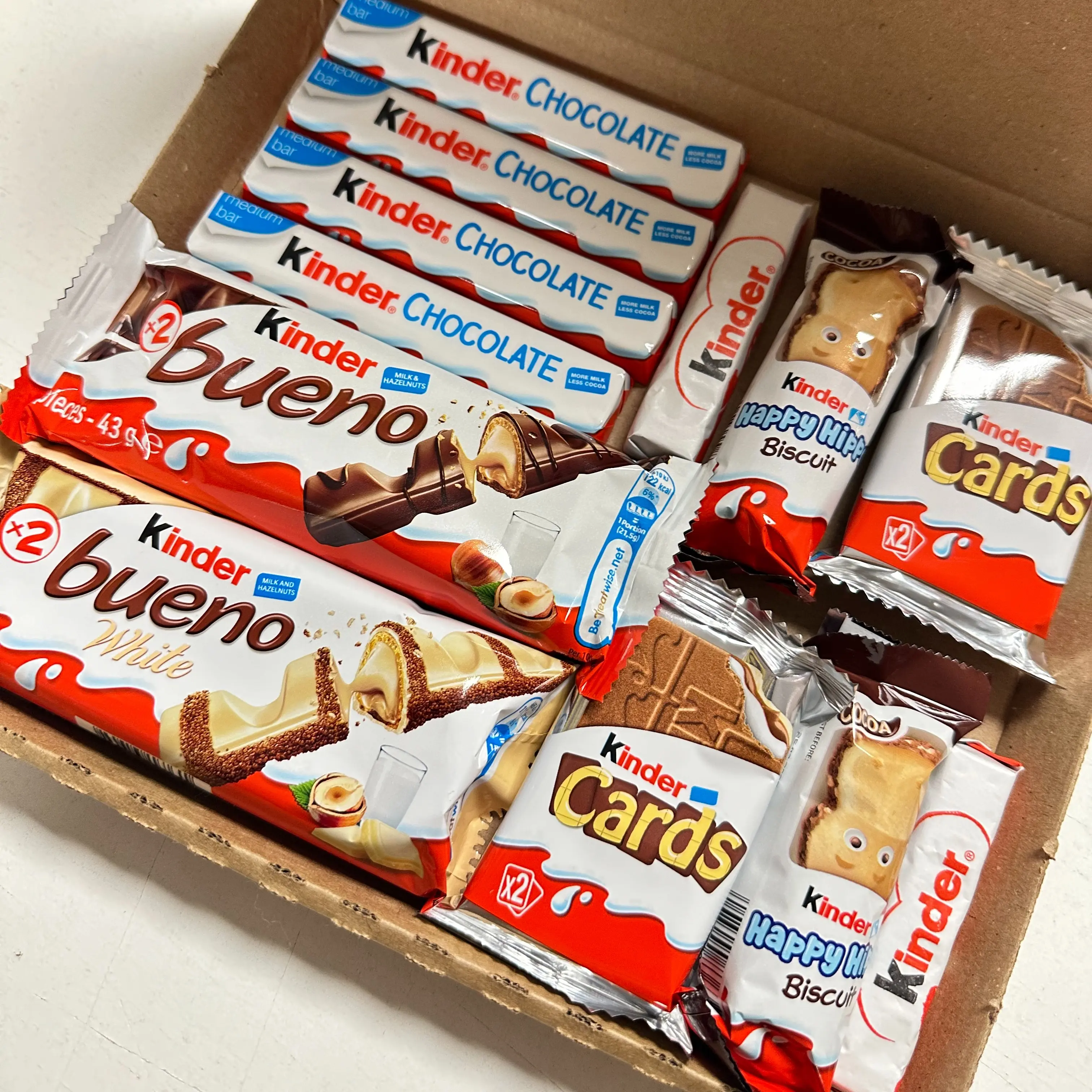 Kinder Mix Chocolate Gift Postal Box Small - Bestselling Idea Christmas Gifting Chocolate Bar