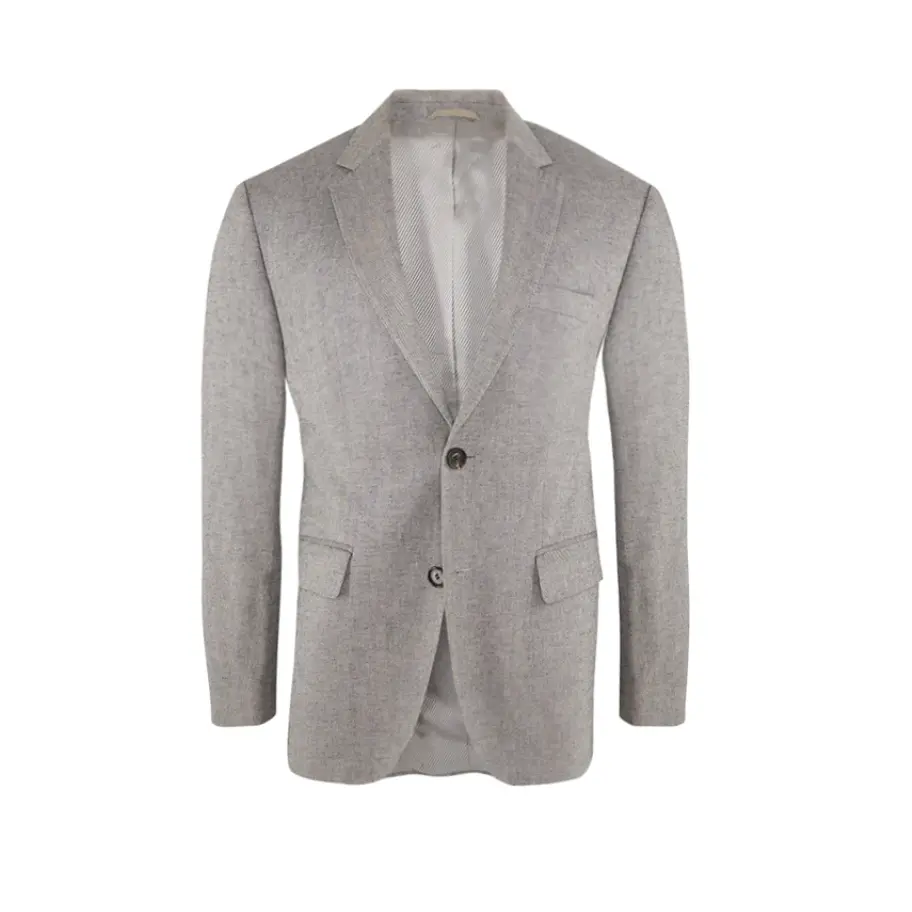 Preowned Hugo Boss Blazers S Cotton Grey Plain Fitted All Seasons Excellent condition