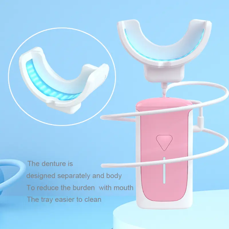 Shiny Smile Machine Mouth Cleaning Whitening Cordless Compact Portable Home Kit Intelligent Yellow Removal Oral Gentle 8