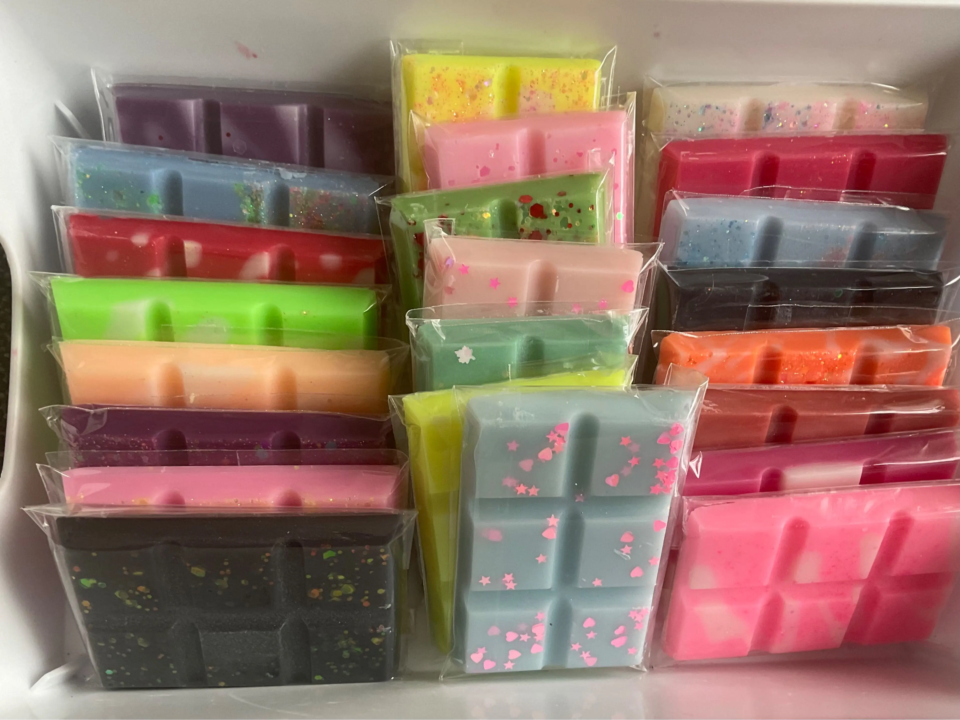 Melts and more by Sj Mini Snap Wax Melt - Various Fragrances Available, Highly Scented, 24 Months Shelf Life - Ornaments Decor Freshener Candle Decoration Perfume Aroma