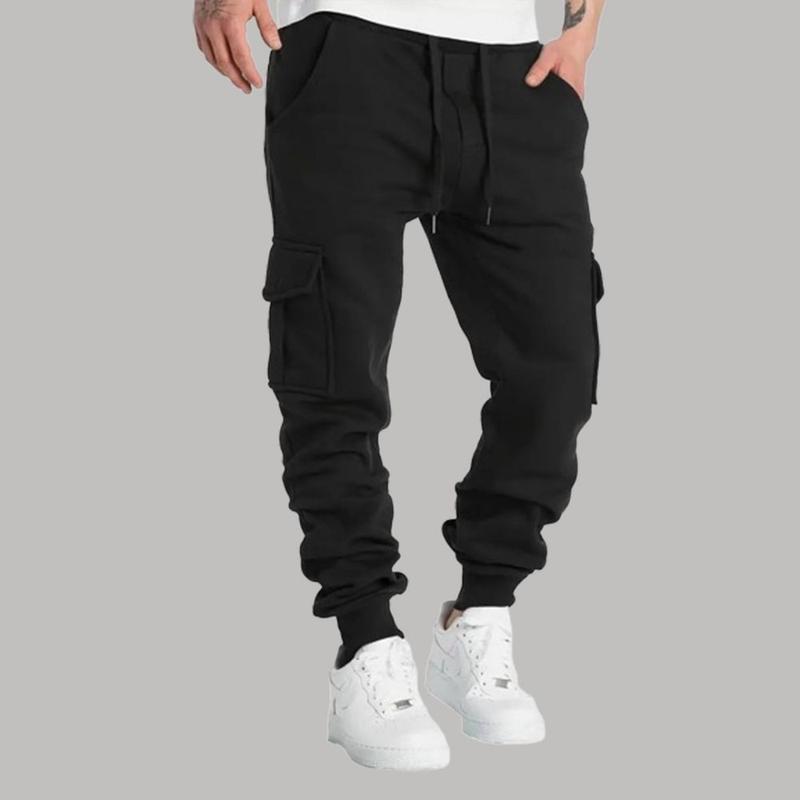 3 Pieces - Six Pockets Cargo Sweatpants Casual Cotton 1